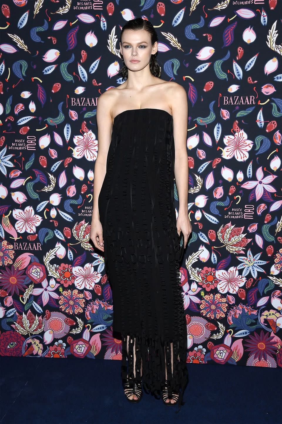 <p>Cara Taylor in Salvatore Ferragamo </p>