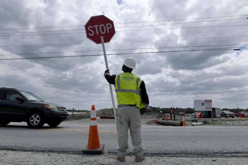 3/9/2020--Moccasin Wallow Road is a two-lane road, bounded by massive development between Parrish and US 41. Bradenton Herald file photo by Tiffany Tompkins/ttompkins@bradenton.com