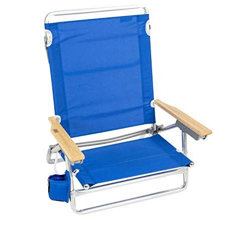 RIO beach Classic 5 Position Flat Folding Beach Chair