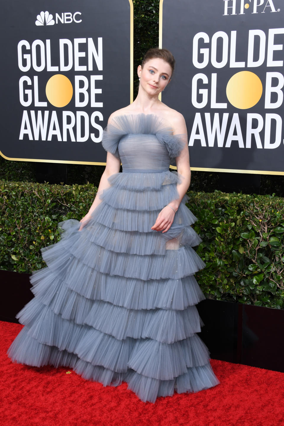 BEVERLY HILLS, CALIFORNIA - JANUARY 05: Thomasin McKenzie attends the 77th Annual Golden Globe Awards at The Beverly Hilton Hotel on January 05, 2020 in Beverly Hills, California. (Photo by Jon Kopaloff/Getty Images)