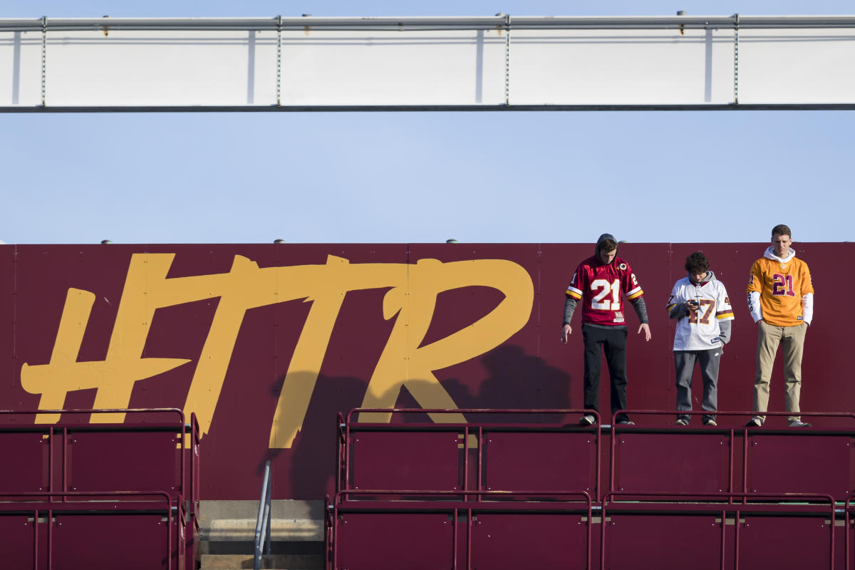 Lol the photo shows the finalist as names for the former redskins