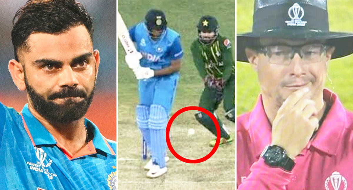 Virat Kohli Moment With Umpire Sparks World Cup Uproar That S A Disgrace Yahoo Sport