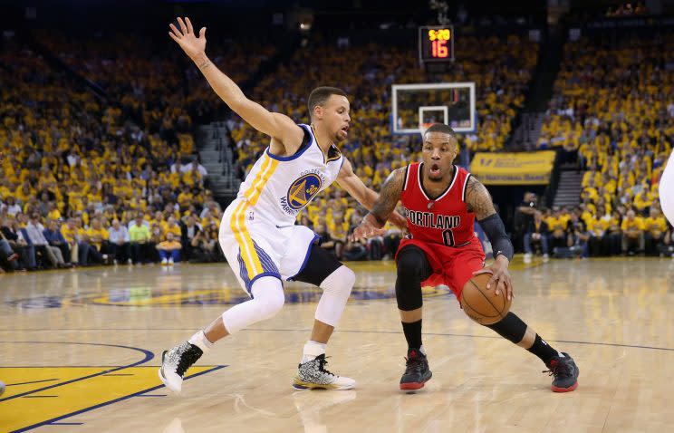 Damian Lillard is ready to face the NBA's best again this season. (Getty Images)