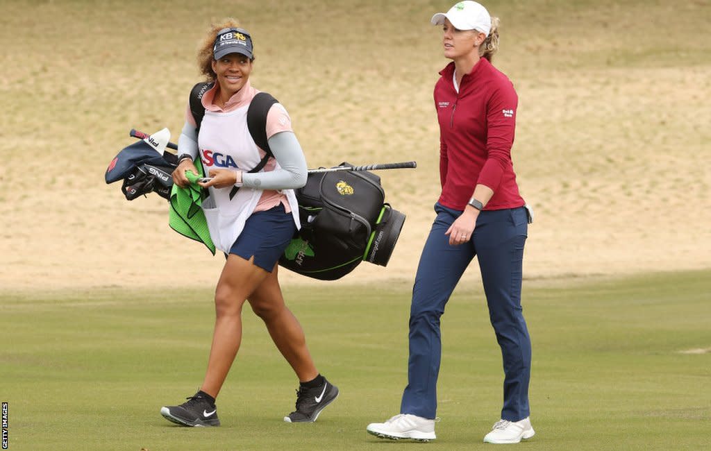 Taneka Mackey and Amy Olson