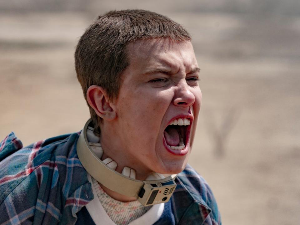 Millie Bobby Brown in ‘Stranger Things’ (Ursula Coyote/Netflix)