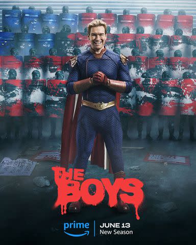 <p>Amazon MGM Studios</p> Antony Starr in 'The Boys' season 4