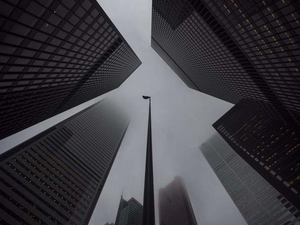  Bank buildings in Toronto’s financial district.