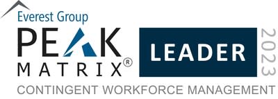 Contingent Workforce Management (CWM) 2023 - PEAK Matrix Award Logo - Leader