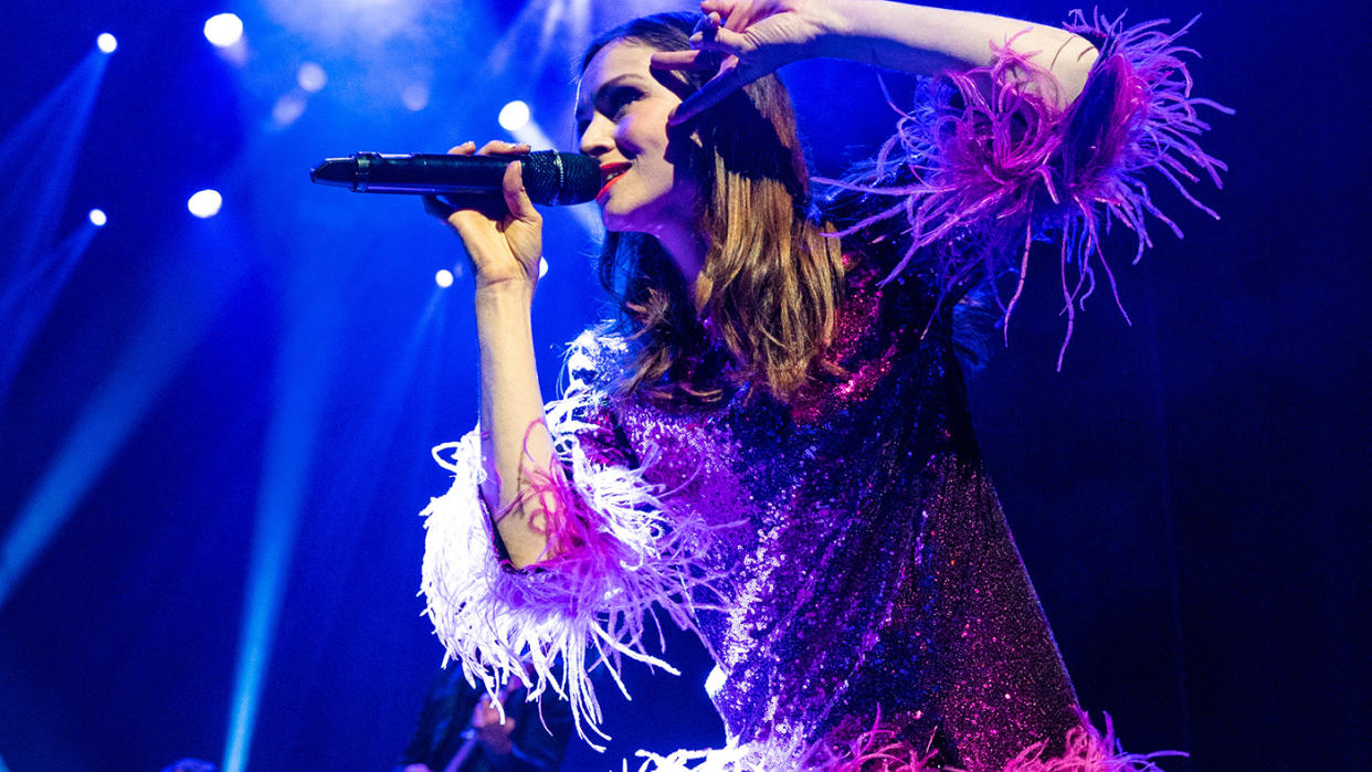 Sophie Ellis-Bextor has revealed her sometimes skimpy outfits embarrass her teenage son Sonny! (Image: Getty Images)