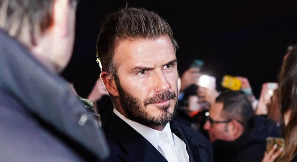 David Beckham showcases dapper rural style. (Getty Images) 