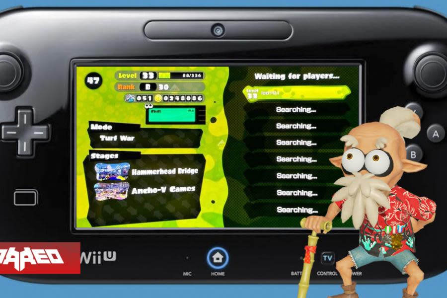 Jugador que sigue conectado a servidores de Splatoon para Wii U para que Nintendo no los cierre, podría estar una rotación de mapas por 10 años