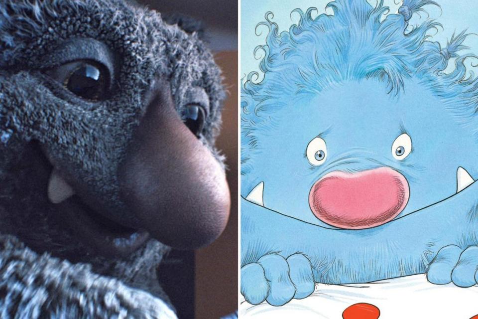 Spot the difference: Moz the Monster and Mr Underbed