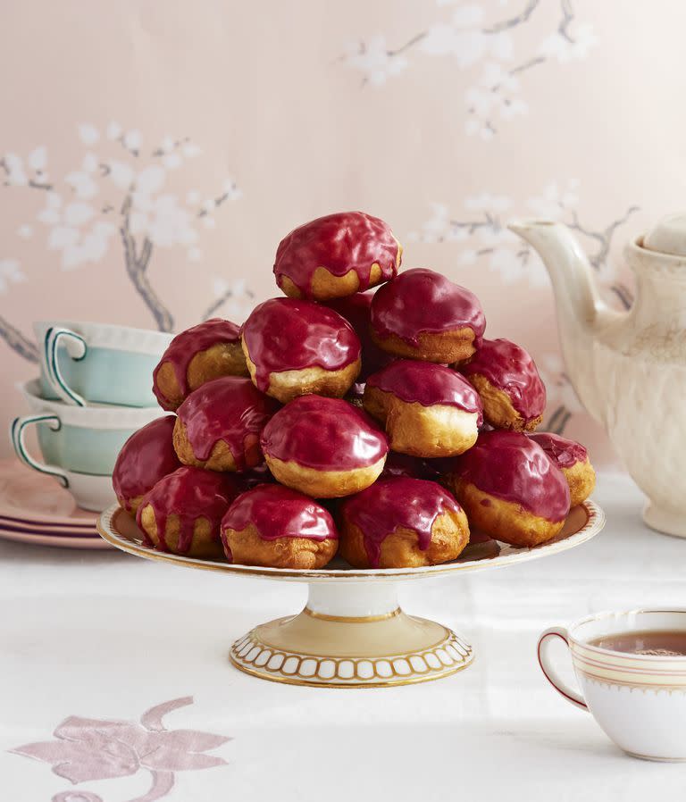 fathers day brunch blueberry donuts