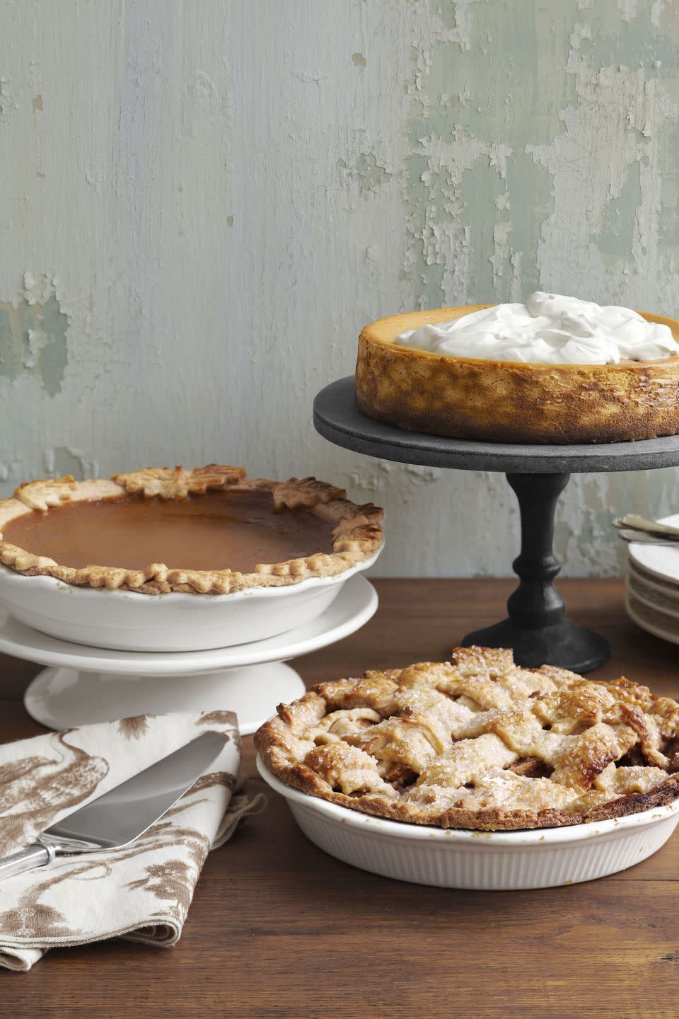 Sour Cream-Sweet Potato Pie and Apple Pie with Rosemary and Honey