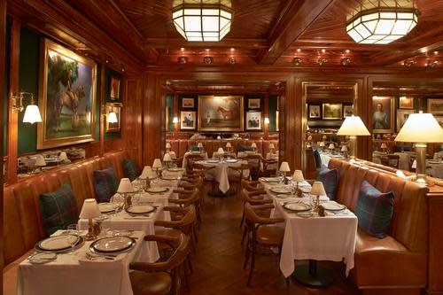 The Ralph Lauren Restaurant Is 'Mad Men' Meets 'Downton' - Racked NY