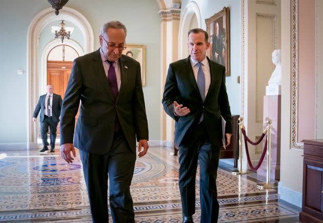 McGurk (right) is well-connected on Capitol Hill, where he regularly briefs key players like Senate Majority Leader Chuck Schumer (D-N.Y.).