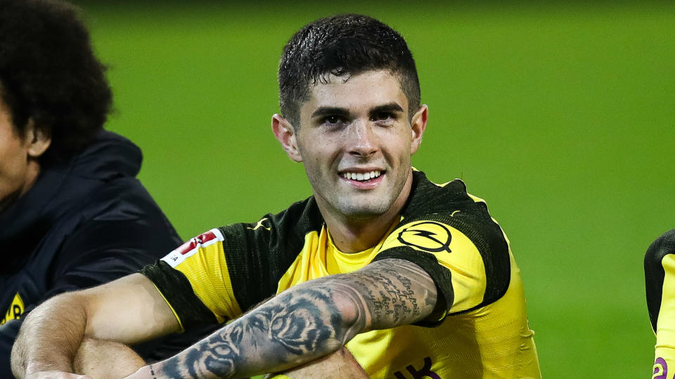 Pulisic admitted he would like to play in the Premier League in the future, with Liverpool and Chelsea linked