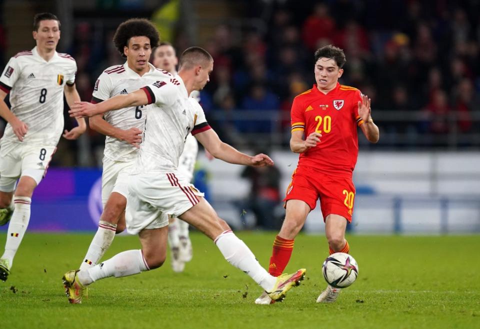 Belgium and Wales met in the 2022 World Cup qualifiers (David Davies/PA) (PA Wire)