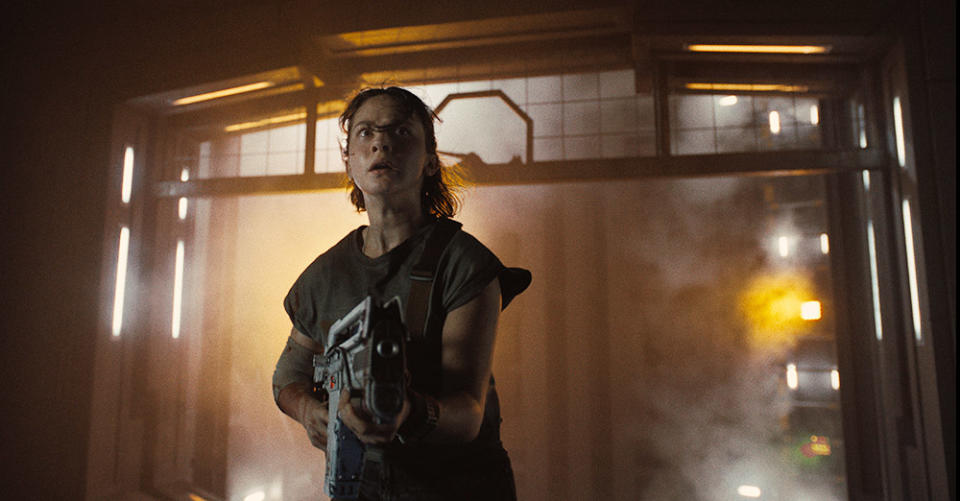 Cailee Spaeny as Rain Carradine in 20th Century Studios’ ALIEN: ROMULUS. Photo courtesy of 20th Century Studios. © 2024 20th Century Studios. All Rights Reserved.