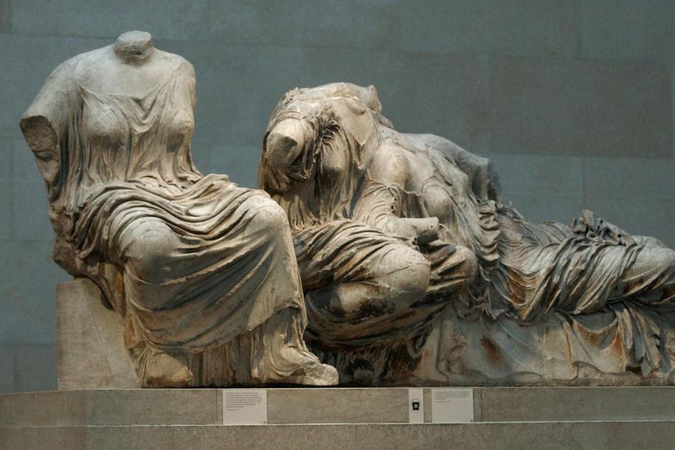 The Elgin Marbles on display at the British Museum (Matthew Fearn/PA) (PA)