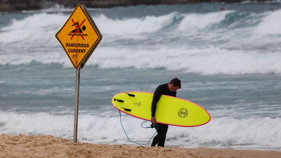 SYDNEY, AUSTRALIA - NewsWire Photos AUGUST 6, 2023: Bondi Beach could soon no longer have shark nets as marine life activists call for the immediate removal of all shark nets across NSW coastlines Picture: NCA NewsWire / David Swift