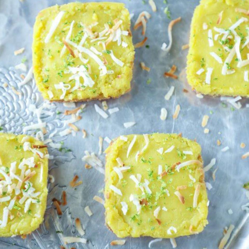 Keto Coconut Lime Bars