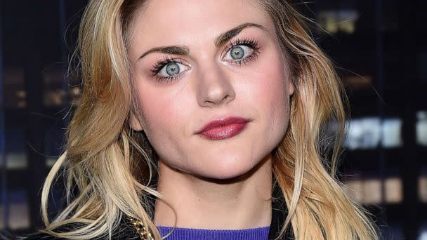 PHOTO: Frances Bean Cobain attends the Moschino x H&M fashion show at Pier 36, Oct. 24, 2018, in New York. (Jamie Mccarthy/Getty Images)