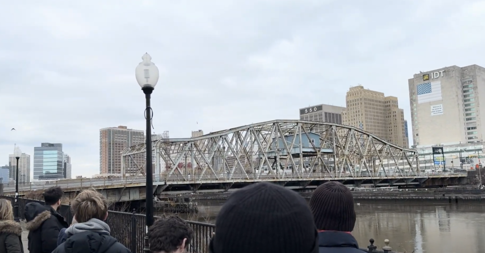 A view of Newark and the Passaic River