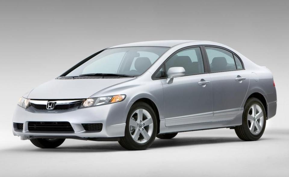 <p>Honda's massive recall initiative related to defective Takata airbags grew in January to include 45 more models with passenger front airbag inflators that could explode. Honda will replace the inflators in recalled vehicles free of charge.</p><p><strong>Affected models:</strong> 2009–2013 Acura TSX, Honda Fit, and Honda Pilot; 2011–2013 Acura TSX Sportwagon; 2010–2013 Acura ZDX, Honda Accord Crosstour, and Honda Insight; 2009–2012 Honda Accord; 2009–2011 Honda Civic (pictured); Civic Hybrid, and CR-V; 2013 Honda FCX Clarity and Fit EV.</p>