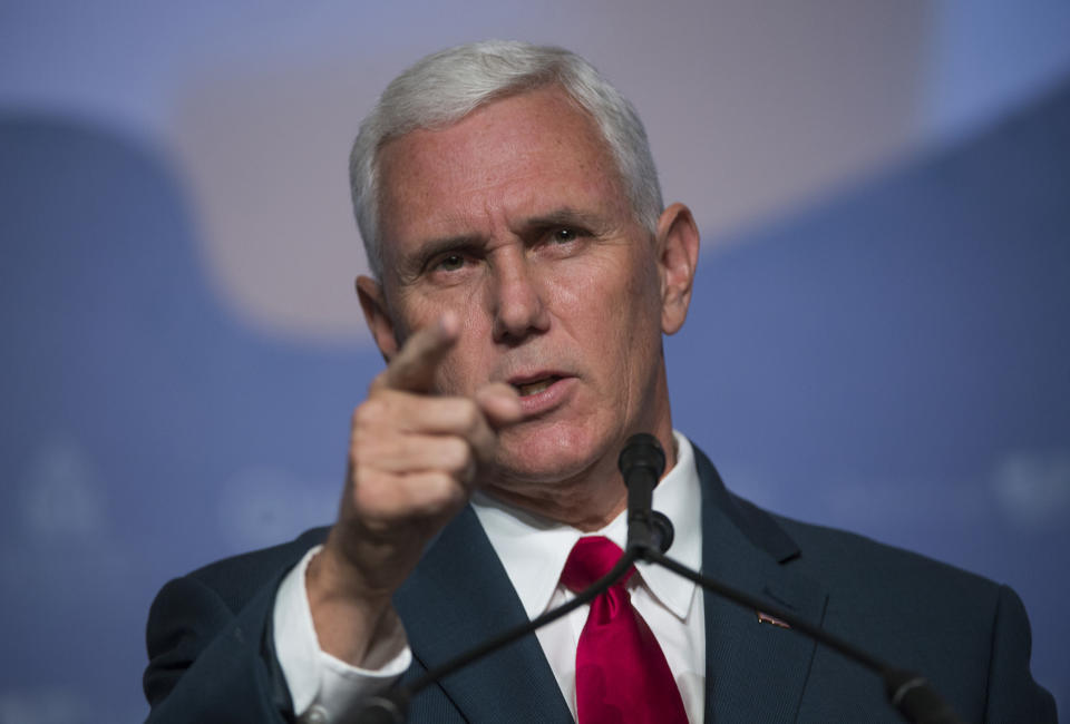 Pence speaks at the Value Voters Summit