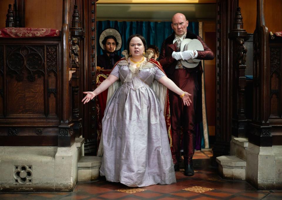 nicola coughlan as queen victoria, dodger christmas special