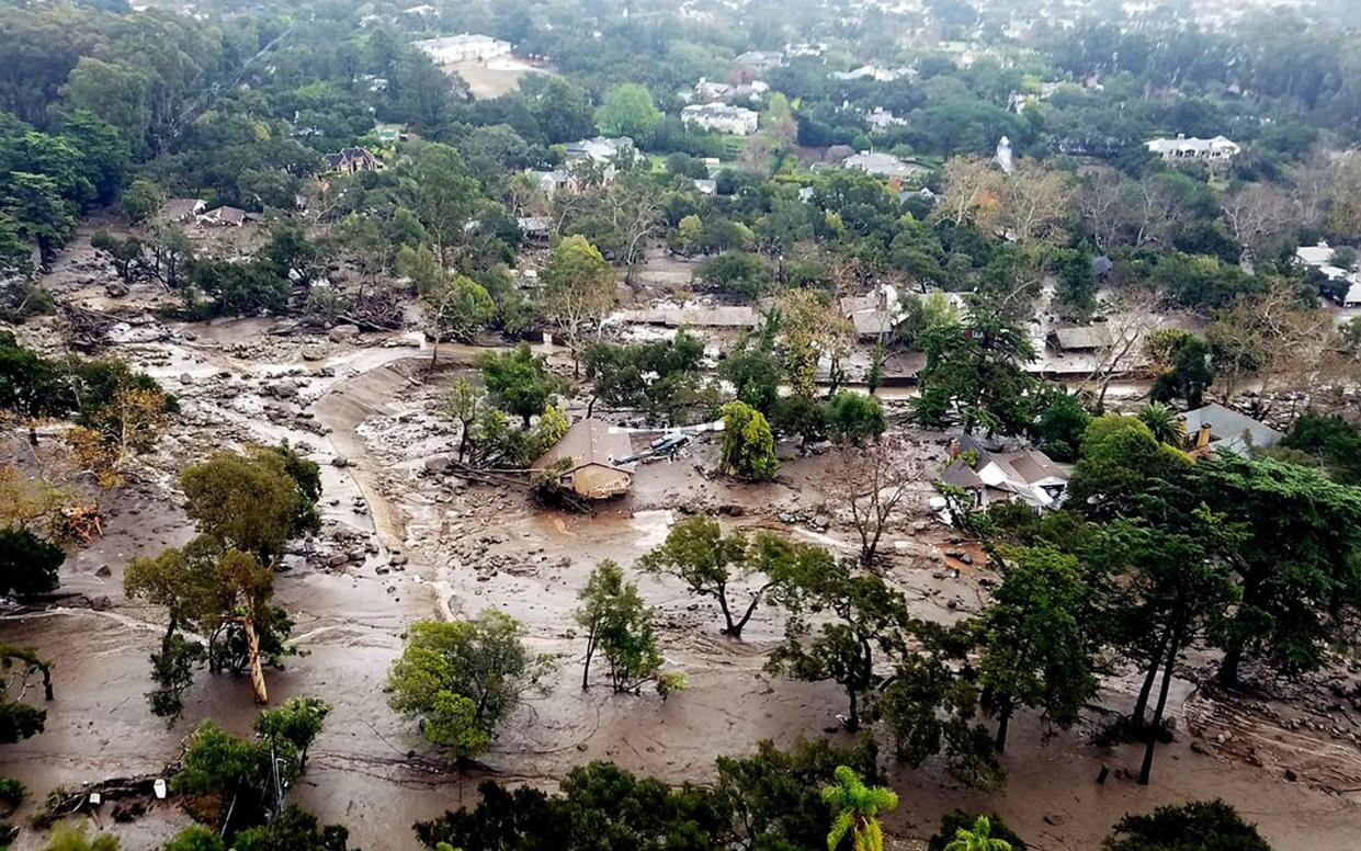 In 2018, an intense storm struck the Montecito area and caused lots of damage