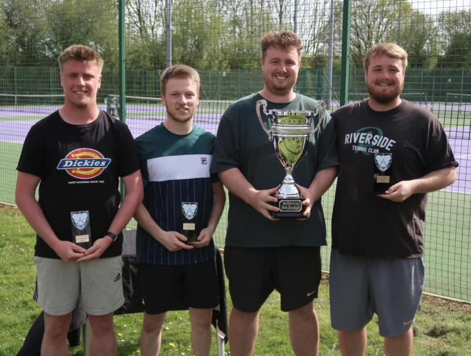 Salisbury Journal: L-R: Sam Harris, Jake Russell, Mike Barry, Jay Barry