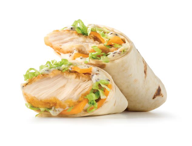 <p>Arby's</p> Arby's chicken wraps