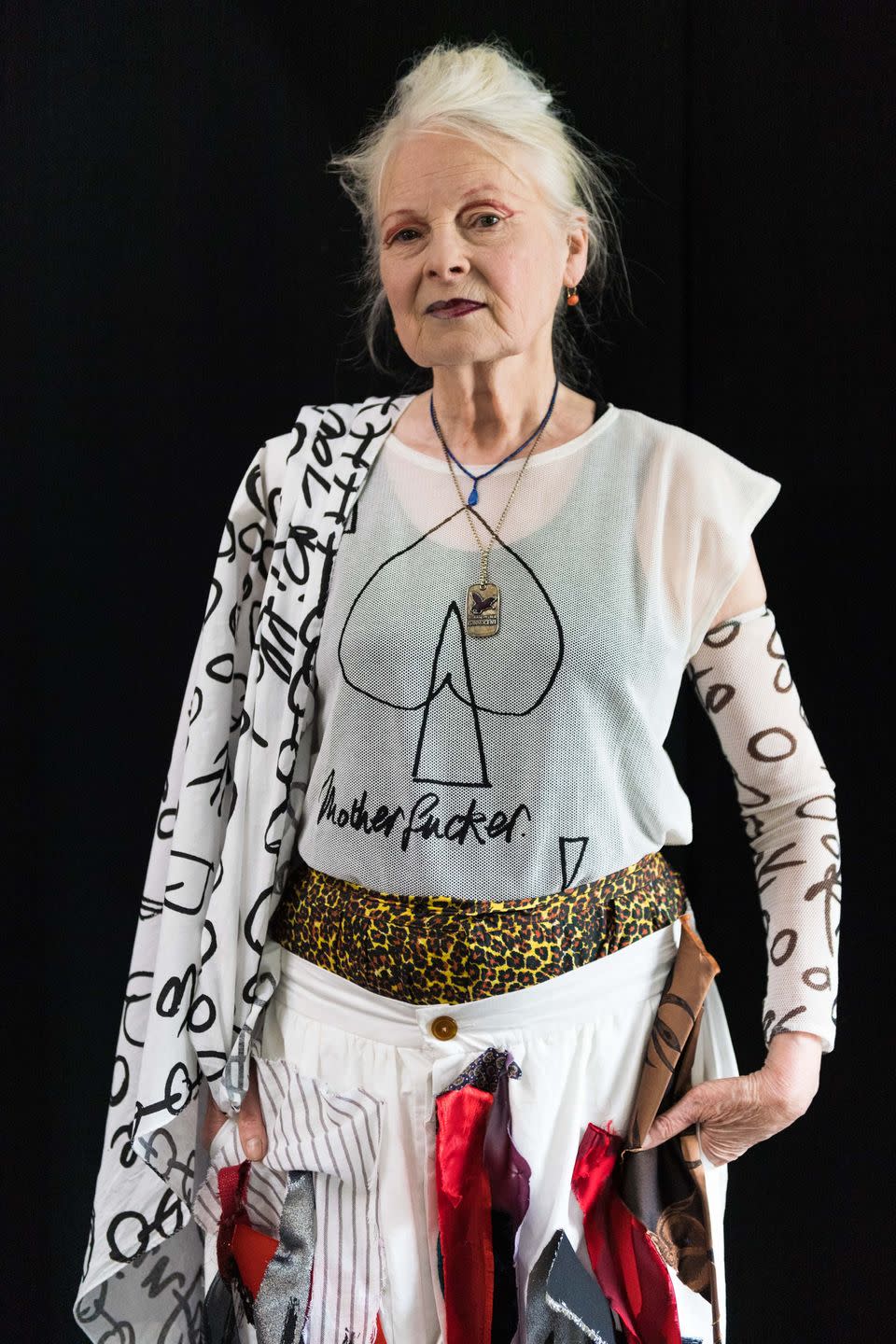 vivienne westwood backstage lfwm june 2017