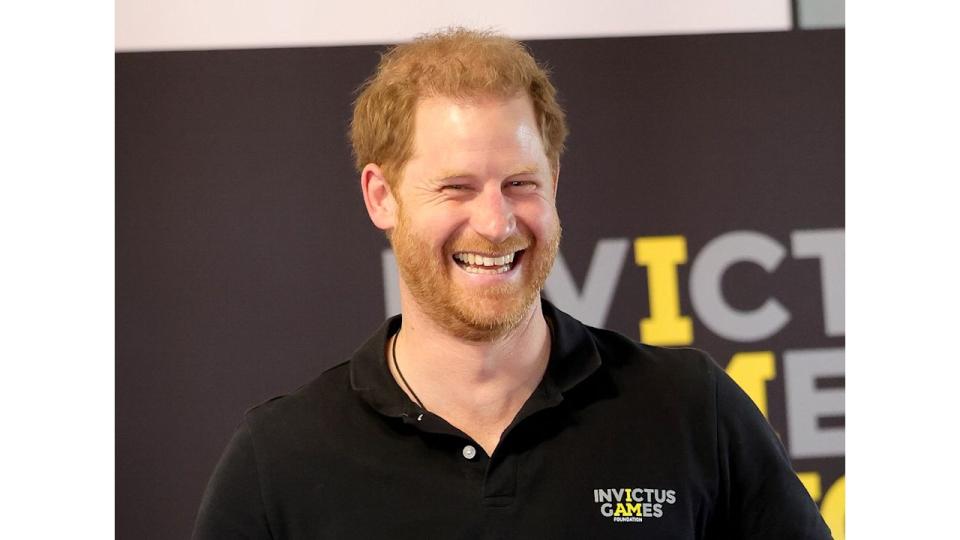 Prince Harry laughing