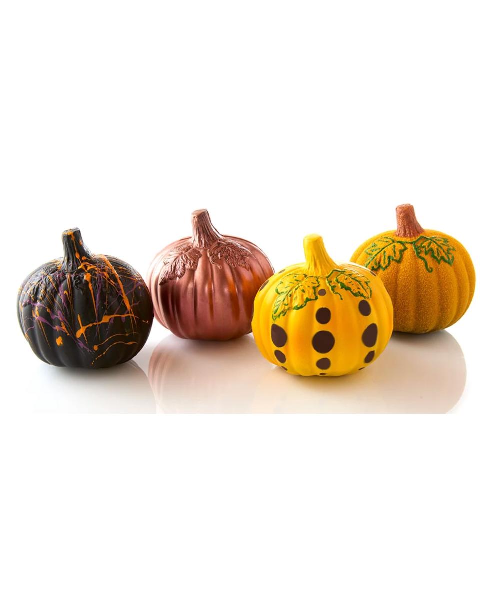 3) Chocolate Pumpkin Art