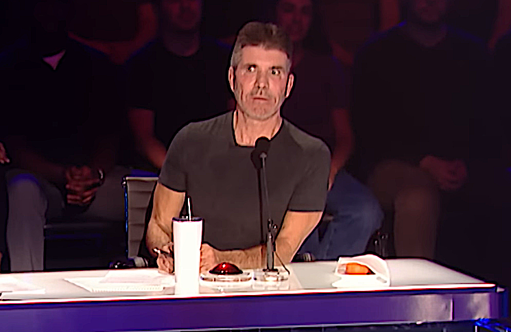 Simon Cowell reacts to comedy karate act Dustin&#39;s Dojo on &#39;America&#39;s Got Talent: All-Stars.&#39; (Photo: NBC)