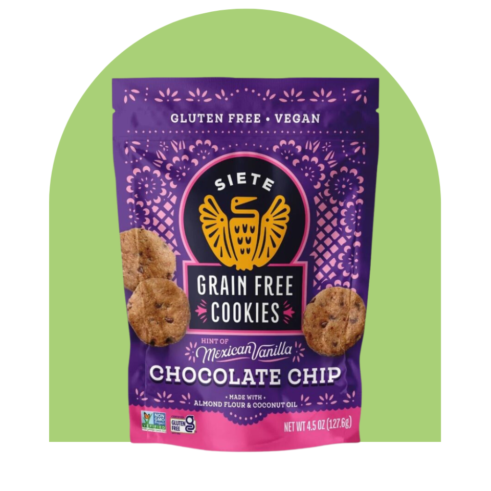 <p><a href="https://sietefoods.com/products/hint-of-mexican-vanilla-chocolate-chip-cookies-6-bags" rel="nofollow noopener" target="_blank" data-ylk="slk:Shop Now;elm:context_link;itc:0;sec:content-canvas" class="link ">Shop Now</a></p><p>Hint of Mexican Vanilla Chocolate Chip Cookies (6 Bags)</p><p>sietefoods.com</p><p>$33.00</p>