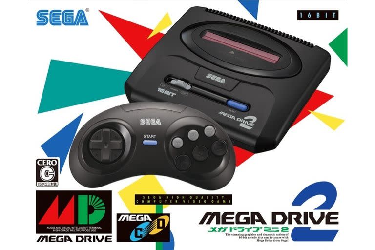 La nueva Sega Megadrive Mini 2 que saldrá a la venta en Japón en octubre, es una versión más compacta de la original de 1993