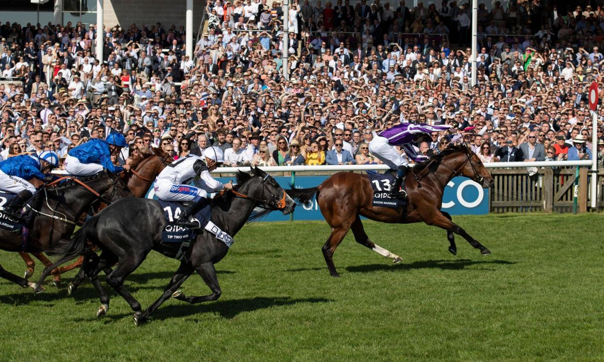 Tip Two Win finished second to Saxon Warrior in the 2,000 Guineas and heads to Royal Ascot with every chance of a win in the St James’s Palace Stakes