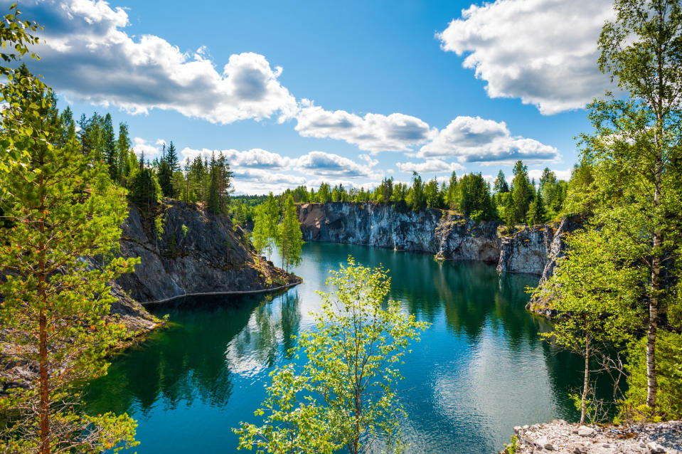 Les lacs de Ruskeala – Karelia (nord-ouest)