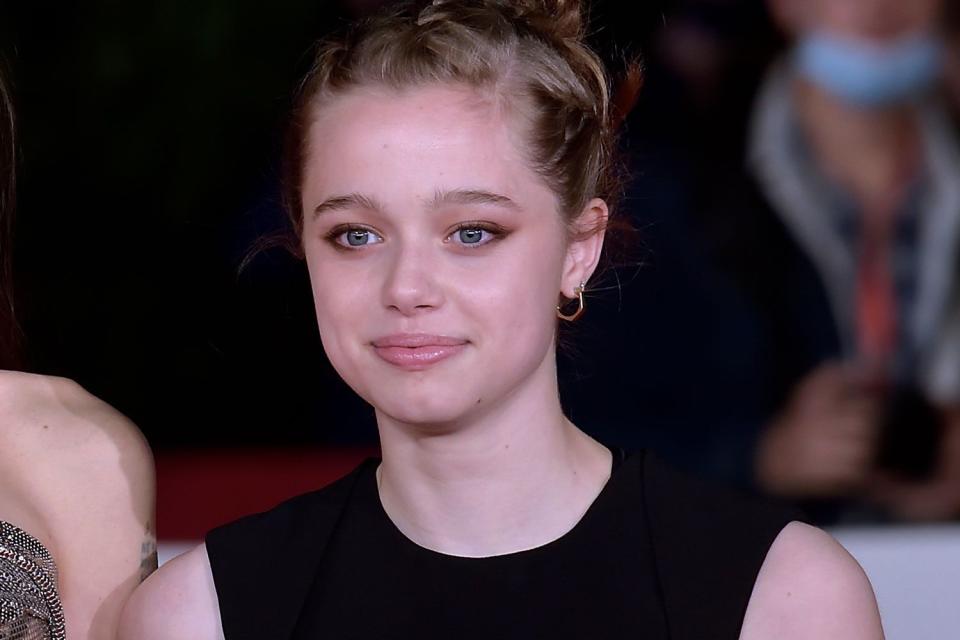 <p>Rocco Spaziani/Archivio Spaziani/Mondadori Portfolio via Getty</p> Shiloh Jolie-Pitt at Rome Film Fest 2021. Eternals Red Carpet. Rome (Italy), October 24th, 2021Shiloh Jolie-Pitt at Rome Film Fest 2021. Eternals Red Carpet. Rome (Italy), October 24th, 2021