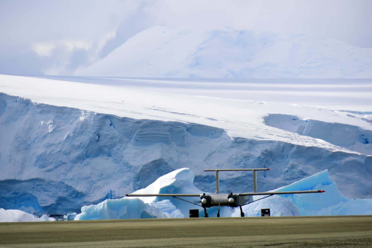 The autonomous drones are being tested in Antarctica (Windracers/British Antarctic Survey/PA)