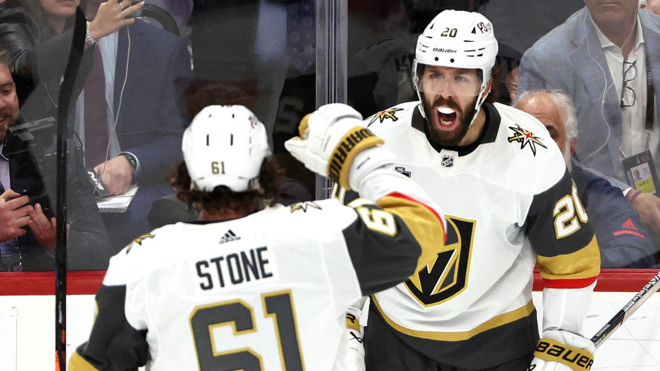 Chandler Stephenson was a beast for the Golden Knights in Game 4. (Getty)