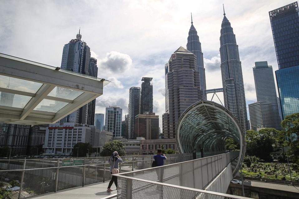 A general view of downtown Kuala Lumpur November 29, 2021. — Picture by Yusof Mat Isa