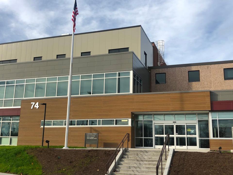 The Ontario County Board of Elections office at 74 Ontario St., Canandaigua, is one of three early voting sites for the upcoming presidential primary.