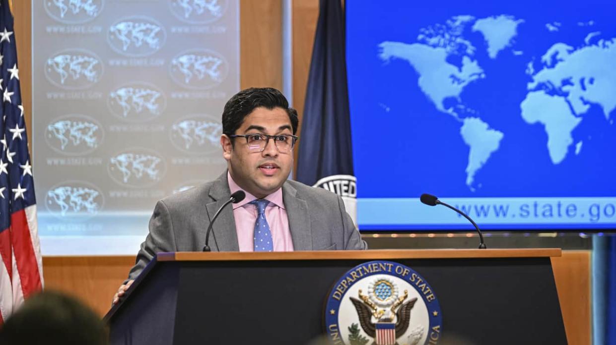 US State Department Deputy Spokesman Vedant Patel. Stock photo: Getty Images