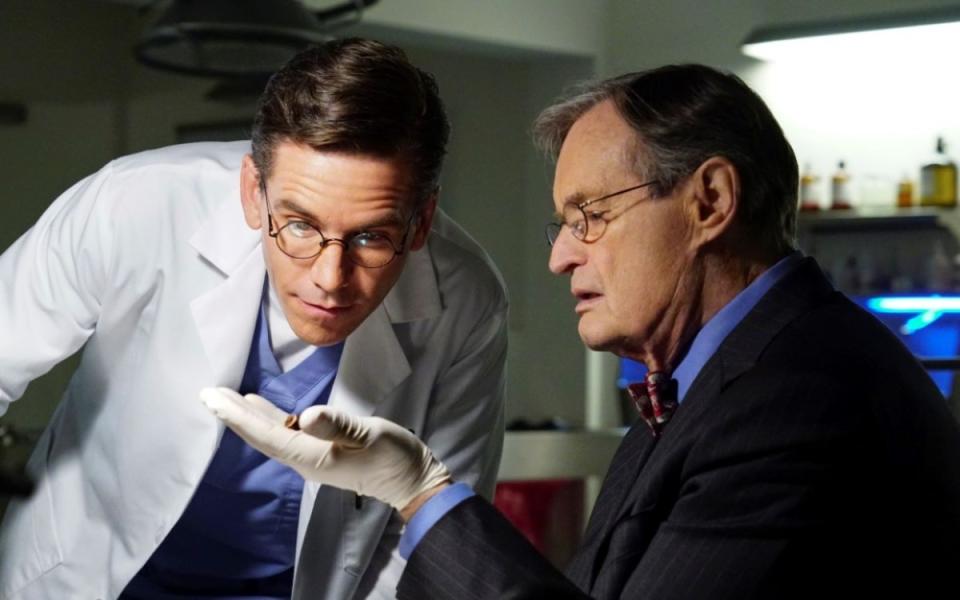 Brian Dietzen, David McCallum<p>Photo: Monty Brinton/CBS</p>