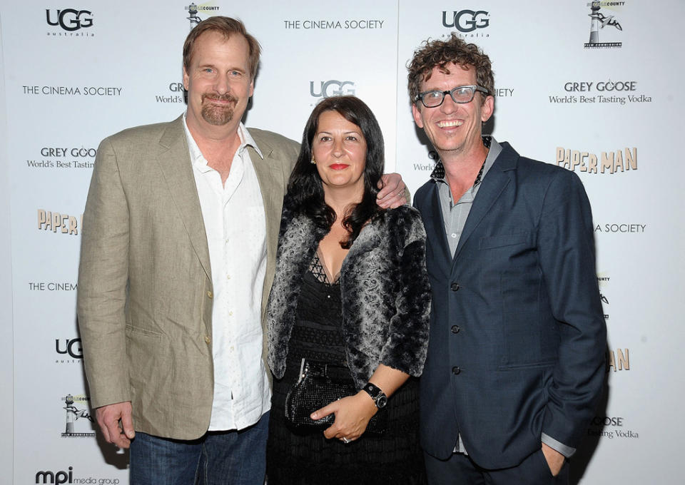 Paper Man NYC Screening 2010 Jeff Daniels Michele Mulroney Kieran Mulroney